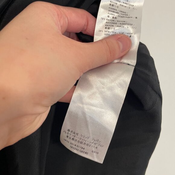 ALEXANDER MCQUEEN Solid Black Stitching Details Pleated Pleat Mini A-Line Skirt - Picture 10 of 16